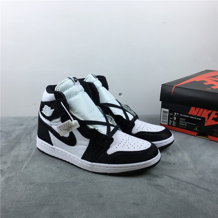 Air Jordan 1 Retro High OG WMNS Panda White Black Lover Shoes - Click Image to Close